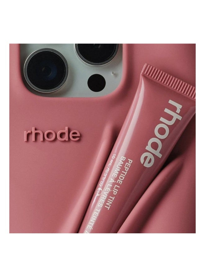 رود جراب هاتف رود لهاتف آيفون 14 برو ماكس مع ملمع شفاه، جراب واقٍ من السيليكون مقاوم للصدمات والخدش، جراب هاتف رود مع حامل أحمر شفاه من السيليكون، مناسب لهاتف آيفون 14 برو ماكس -(بني مالح) - Image 4